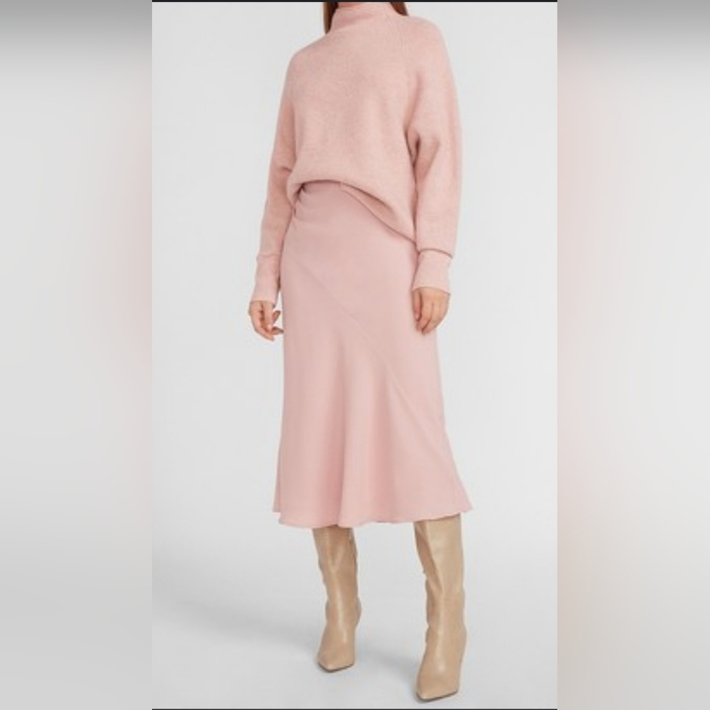 Express Twill Pink Skirt